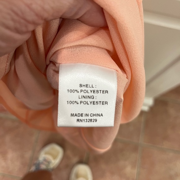 NWT coral dress in size x sm by NBD. Polyester. - Picture 6 of 8